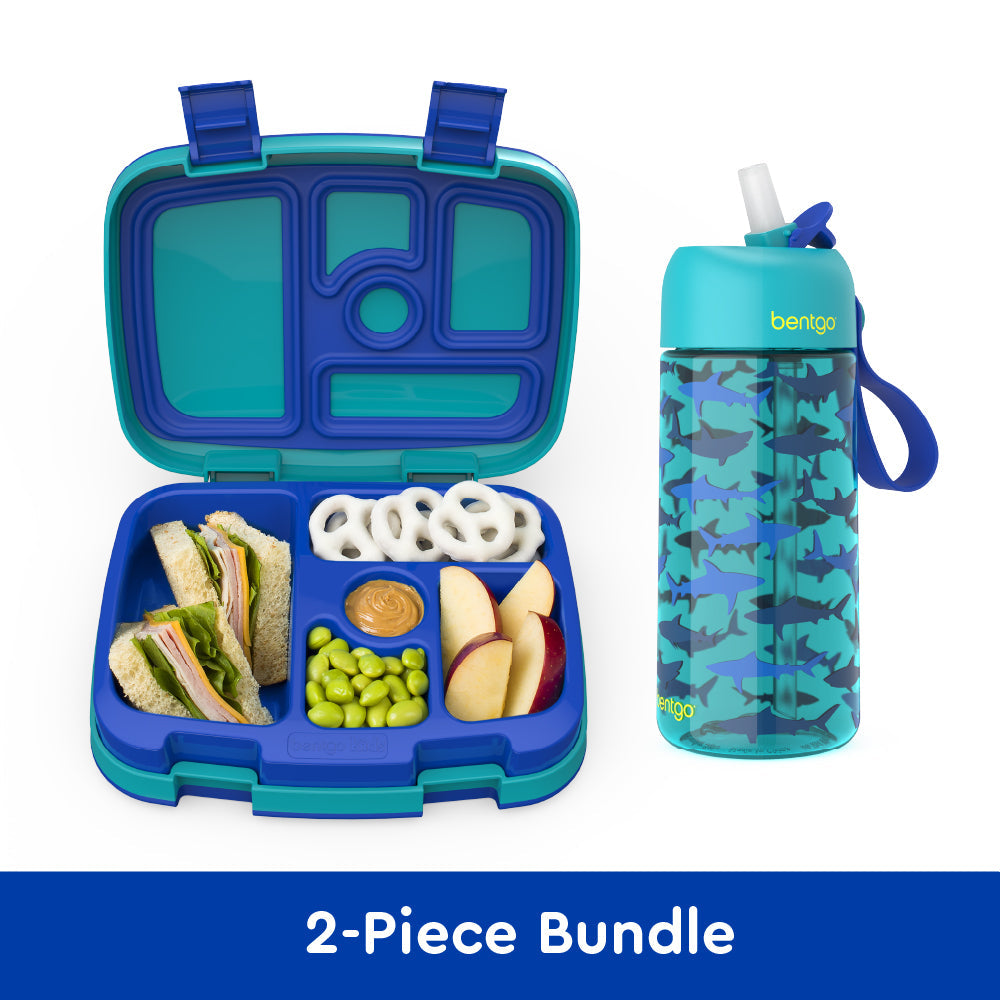 bentgo-kids-prints-lunch-box-and-water-bottle-m1 bentgo-lunch-box-bottle-bundle-shark-1.jpg
