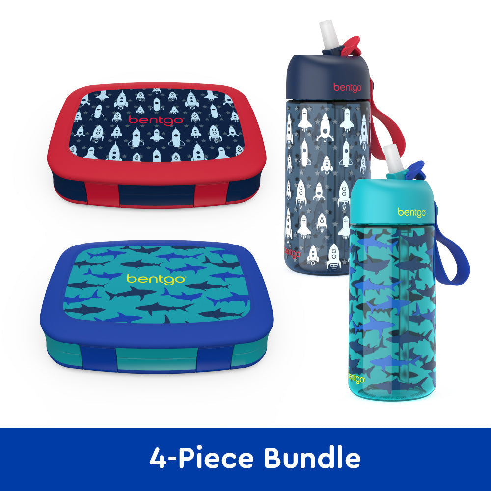 bentgo-kids-prints-lunch-boxes-and-water-bottles-p8 bentgo-lunch-box-bottle-bundle-rocket-shark-1.jpg